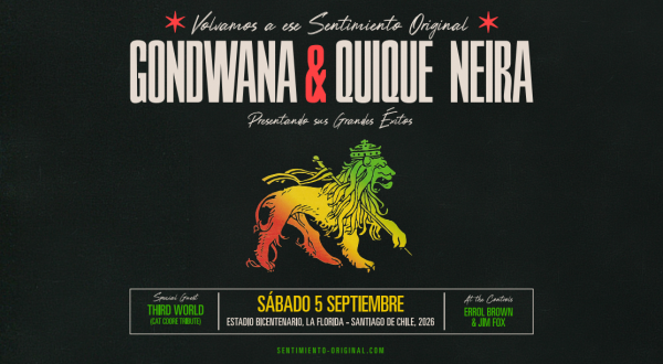 El reggae prepara su gran reencuentro: Quique Neira y Gondwana este 05 de septiembre