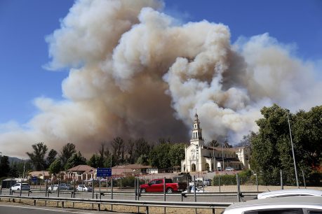 Detienen a presunto autor de incendio forestal en cercanías de santuario de Lo Vásquez