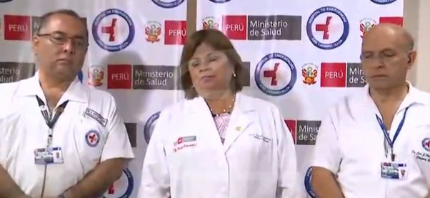 Ministra de Salud de Perú por Alan García: "La situación es muy crítica"