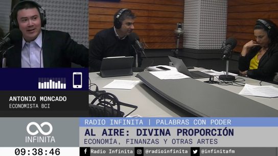 Antonio Moncado, economista de BCI: "A fines de año vemos un dólar a Ch$660 (...) en el corto plazo no descartamos niveles mayores"
