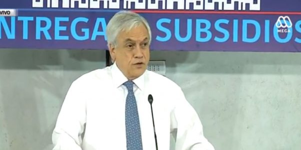 Presidente Piñera anuncia subsidios para damnificados por paso de tornado en el Biobío