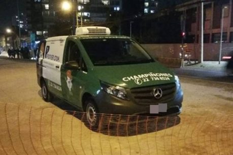 Camioneta que vendía champiñones es confundido con un auto de Carabineros