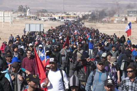 Este viernes empezó huelga en División Chuquicamata de Codelco