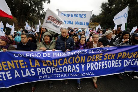 Marcha de profesores: Revisa los recorridos de las movilizaciones en Santiago