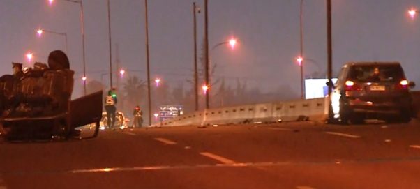 Choque en Vespucio Norte deja un fallecido y una persona herida