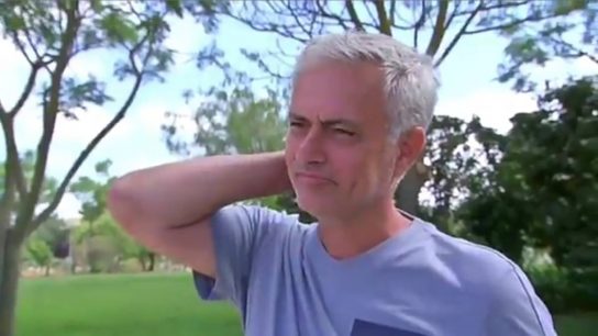 José Mourinho rompió en llanto al confesar que extraña entrenar