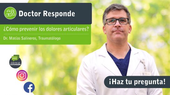 Dr. Matías Salineros, traumatólogo Clínica U. Andes: "En pandemia hemos subido de peso y las articulaciones son el primer indicador"