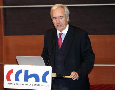 Antonio Errázuriz, presidente CChC: "Lo que más nos preocupa es la paz social"