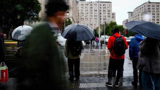 ¿Lluvias en Santiago?: Podría haber precipitaciones para la próxima semana y este domingo