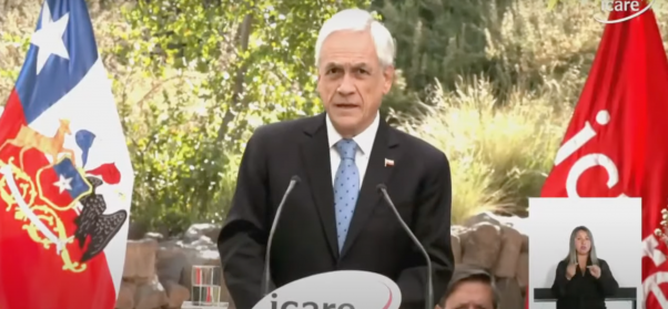 Presidente Piñera: "Me preocupa el afán de algunos por demoler y arrasar todo nuestro pasado"