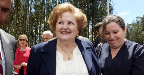 Murió Lucía Hiriart de Pinochet