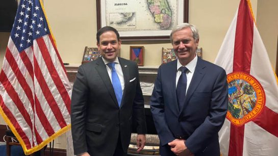 José Antonio Kast se reunió con el senador Marco Rubio en Estados Unidos