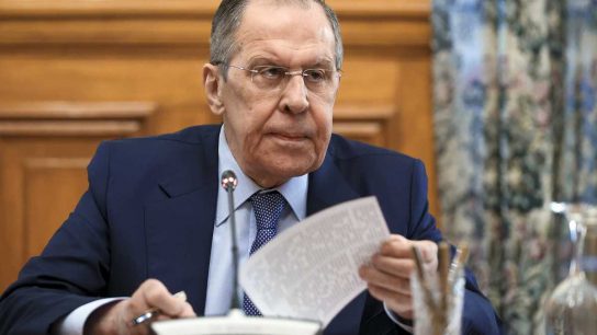 Canciller ruso Sergei Lavrov: "Una tercera guerra mundial sería nuclear y destructiva"