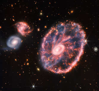Nuevo registro del telescopio de la NASA, James Webb: La galaxia ‘Rueda de Auto’