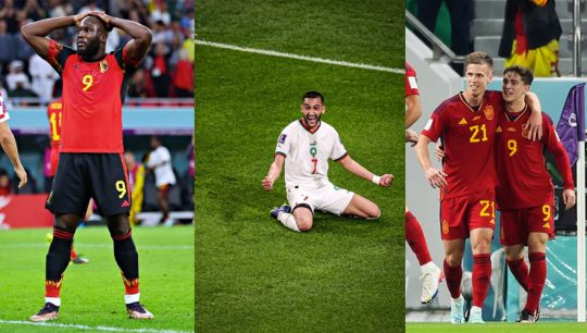 Alemania y España definen el grupo, papelón de Bélgica y Marruecos da la sorpresa: Qatar 2022 en Salimos Jugando