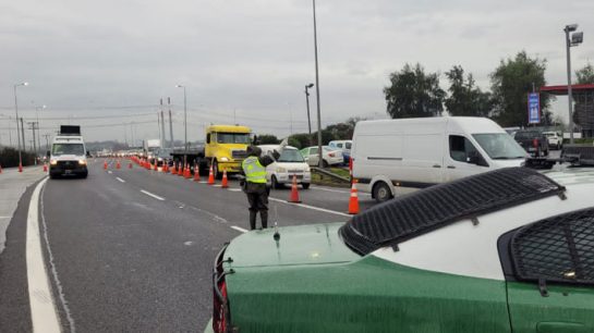 Ruta 68 cortada: Las alternativas para llegar el Litoral Central desde Santiago y los cortes de ruta
