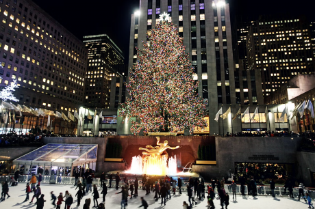 La magia navideña y el brillo de la ciudad de Nueva York
