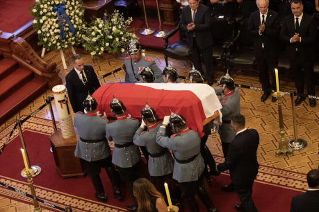 Funeral del expresidente Piñera: El recorrido minuto a minuto que hará su féretro hasta el Cementerio