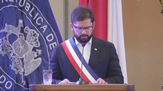 Presidente Boric sobre Sebastián Piñera: "Durante su gobierno, las querellas y recriminaciones fueron más allá de lo justo y razonable"