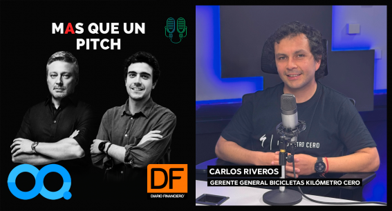 Carlos Riveros, gerente general de KM0: "Empecé a andar en bicicleta para poder dejar la piscola y la noche"