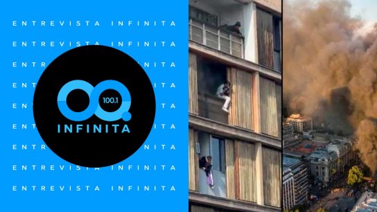 Superintendente de Bomberos de Santiago por incendio en galería comercial: “El acceso es muy complejo porque la carga de fuego es muy alta”