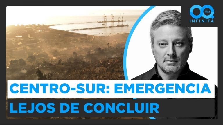 “Esta emergencia está lejos de concluir”: Juan Manuel Astorga por megaincendio en centro-sur