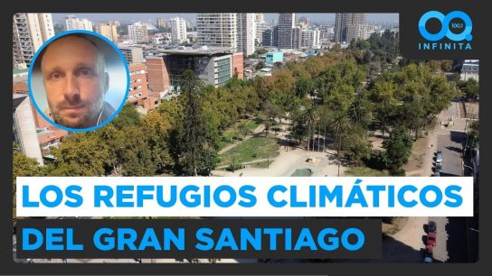 Estos son los "refugios climáticos" en Santiago