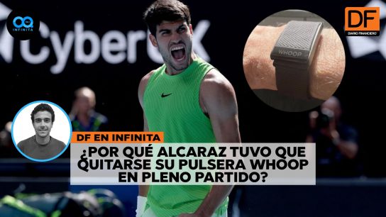 DF En Infinita: ¿Por qué Carlos Alcaraz tuvo que quitarse su pulsera Whoop en pleno partido?