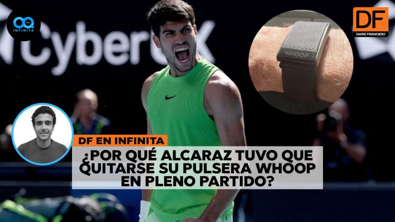 DF En Infinita: ¿Por qué Carlos Alcaraz tuvo que quitarse su pulsera Whoop en pleno partido?