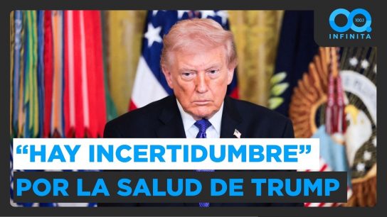 Observan lesiones en cuello y manos de Trump: Tuvo que salir a hablar el médico de la Casa Blanca