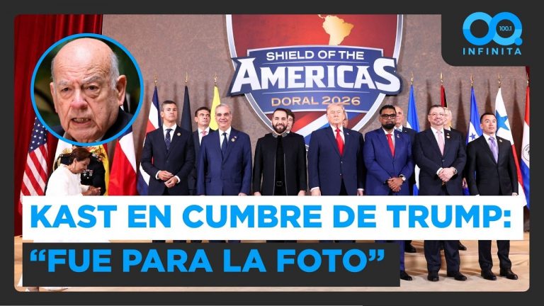 “Fue para la foto”: Senador Insulza sobre presencia de Kast en cumbre de Trump
