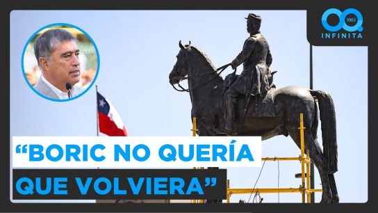 Alcalde Desbordes y retorno de Estatua del general Baquedano a Plaza Italia: “Creo que el presidente Boric era de los que no querían que volviera el monumento”