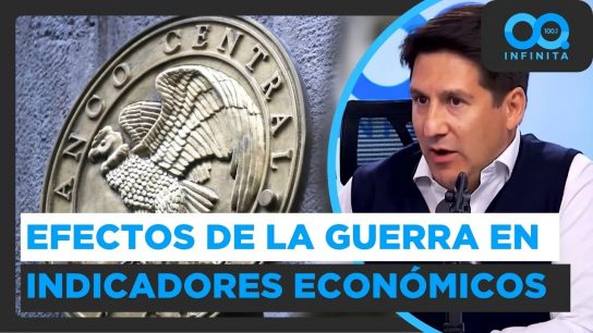 Economista Felipe Jaque por efectos de la guerra en indicadores: "Debemos una buena dosis de mayor inflación"