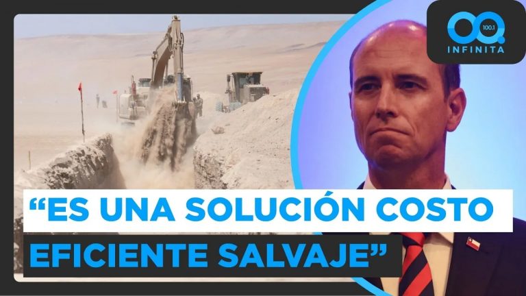 "Es una solución costo eficiente salvaje": Ministro de Obras Públicas sobre zanja fronteriza de Kast