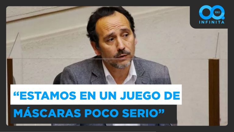Senador Núñez (PC) y megaproyecto: "No le vamos a aceptar al gobierno que nos ponga la pistola al pecho"
