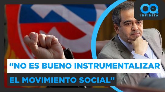 Quintana y llamado del PC a las calles: "No es bueno instrumentalizar el movimiento social"