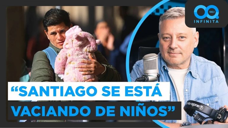 "Santiago se está vaciando de niños": La dura advertencia de Juan Manuel Astorga por crisis de natalidad