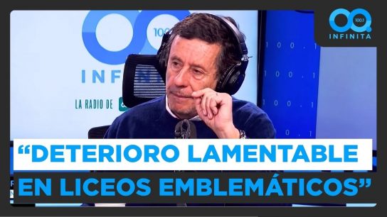 "Hay un problema de deterioro muy lamentable de los liceos emblemáticos": José de Gregorio