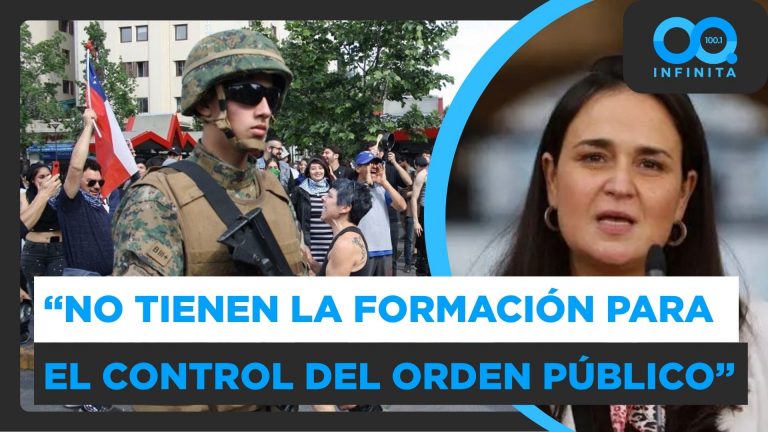 "No van a contar con el respaldo necesario": Alcaldesa Bown y propuesta de sacar a los militares a la calle