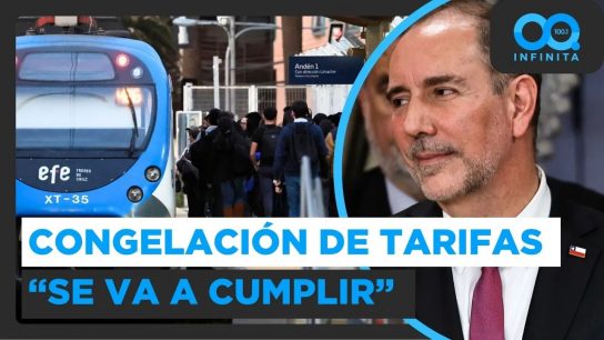 “Por supuesto que se va a cumplir”: De Grange reafirma congelación tarifaria de transporte este año