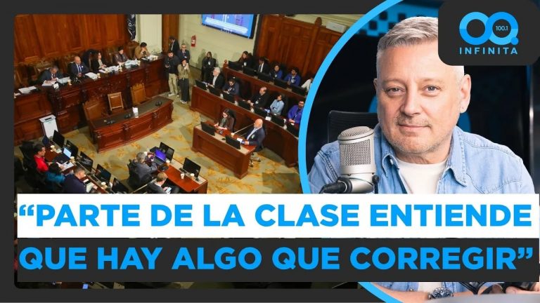 "Parte de la clase entiende que hay algo que corregir": Juan Manuel Astorga por acusación constitucional