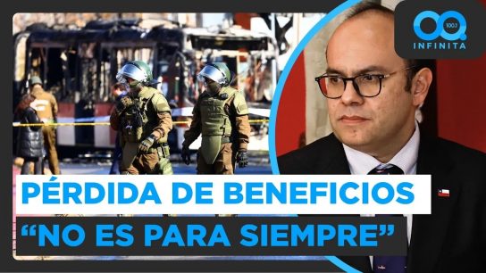 "No es para siempre, es mientras esté en el registro": Subsecretario Pavez y pérdida de beneficios por vandalismo