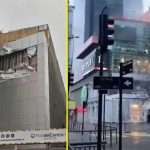 Videos muestran daños en Mall de Concepción por fuertes vientos: Estructura se desprendió tras ráfagas