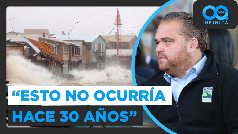 "Esto no ocurría hace 30 años": Giacaman y testimonios de locales por sistema frontal en Cerro Verde