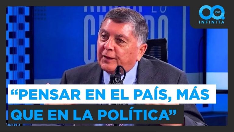 "Una decisión solo para valientes": Biministro Alvarado llama a "pensar en el país, más que en política"