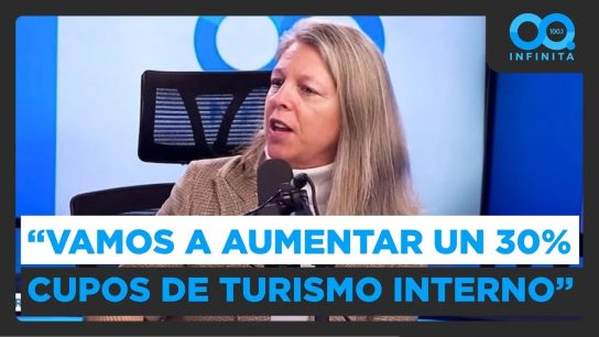"Vamos a aumentar un 30% cupos de turismo interno para destinos afectados": Subsecretaria de Turismo