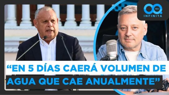 "En 5 días va a caer el volumen de agua que cae anualmente en ciertos sectores": Gobernador de Valparaíso