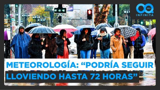 “Podría seguir lloviendo hasta 72 horas”: Meteorología anticipa el peak de las precipitaciones