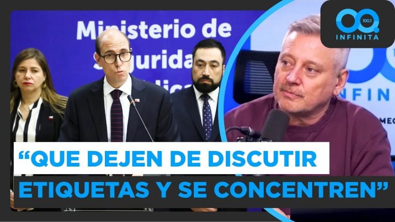 "Que dejen de discutir etiquetas y se concentren en lo concreto": Juan Manuel Astorga y reforma de seguridad