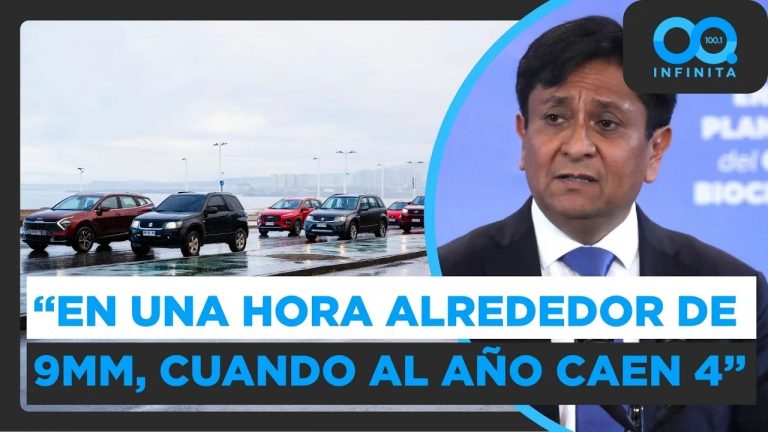 "Cayeron en una hora alrededor de 9mm, cuando al año caen 4mm": Díaz tras aluvión en Tocopilla